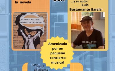 Luis Bustamante presenta el próximo viernes en La Tertulia su obra ‘La música del amor. Memoria de un fracaso’