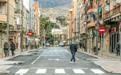 Abierto al tráfico el eje formado por las avenidas Alfonso XIII, Olimpiadas y Filipinas tras los trabajos de reurbanización que han entrado ya en su fase final