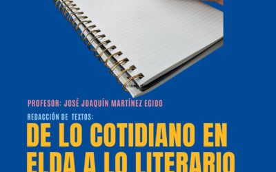 La Concejalía de Cultura y la Asociación Aulas de Elda ponen un marcha un taller de creación literaria abierto a toda la ciudadanía