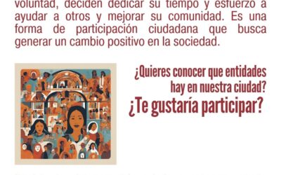 El Ayuntamiento de Elda facilita la conexión entre personas voluntarias y entidades sociales con la creación de una bolsa de voluntariado