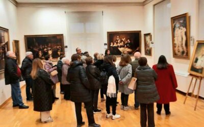 El Casino Eldense recibe más de 800 visitas entre diciembre y febrero con motivo de la exposición pictórica de Rafael Sans