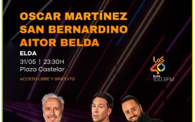 El Cuartelillo Municipal regresa a la Plaza Castelar de la mano de Los 40 con los DJs Óscar Martínez, San Bernardino y Aitor Belda