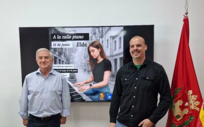 El Ayuntamiento de Elda y ADOC organizan una jornada musical con pianos en espacios públicos de la ciudad