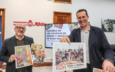 El Ayuntamiento de Elda y el semanario Valle de Elda lanzan una colección de láminas que reproducen los carteles oficiales de las fiestas de Moros y Cristianos desde el año 1946