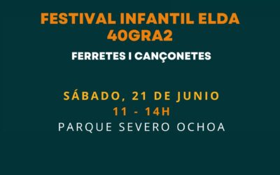 El parque Severo Ochoa acoge este sábado el Festival Infantil 40Gra2 con música, talleres y juegos al aire libre para los más pequeños