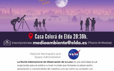 Elda se sumará el 4 de octubre a la Noche Internacional de Observación de la Luna con un evento familiar en la Casa Colorá