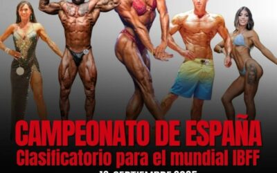 La Pista Azul acogerá el próximo sábado el Campeonato de España IBFF de fisicoculturismo