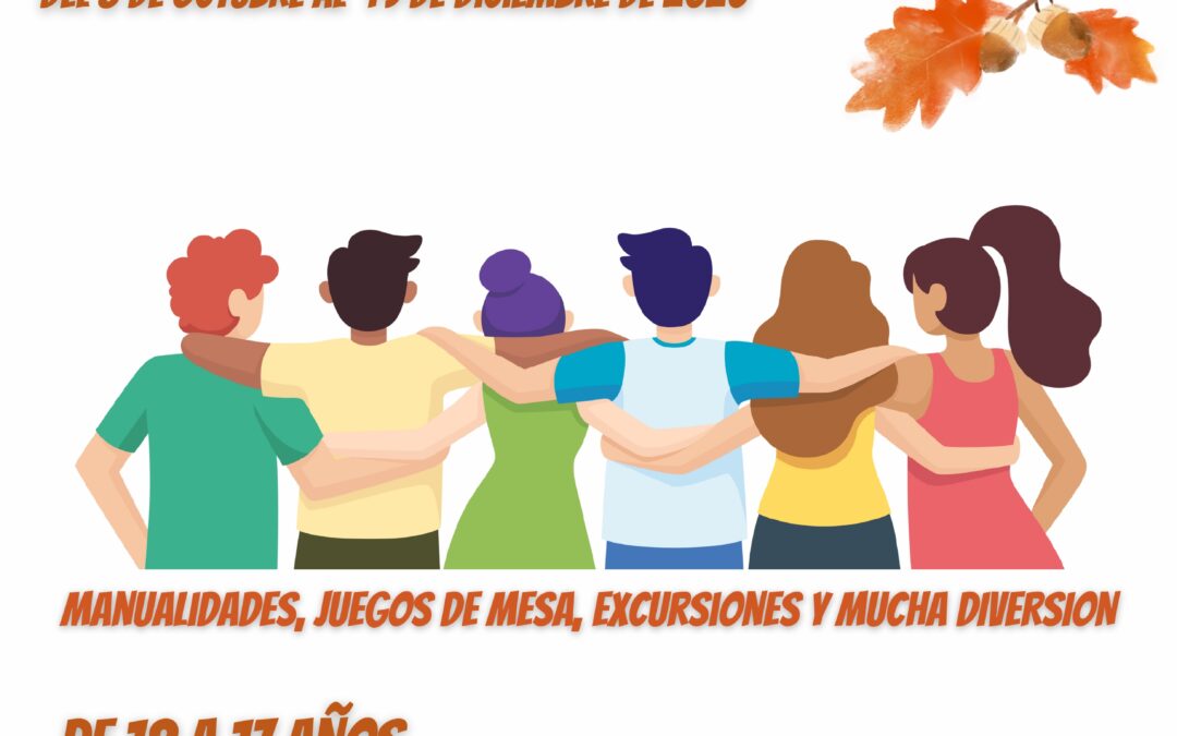 El Club de Ocio Joven comenzará el 3 de octubre con un amplio calendario de actividades y propuestas para la juventud de Elda