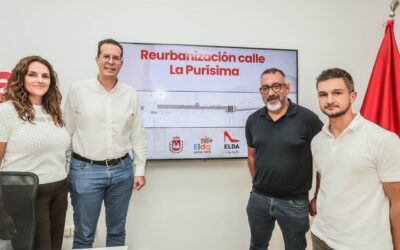 El Ayuntamiento de Elda acometerá la reurbanización integral de la calle La Purísima para seguir avanzando en la puesta en valor del Casco Histórico de la ciudad