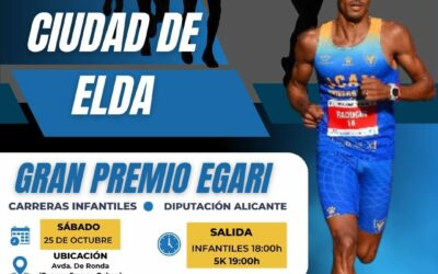 La novena edición de los 5KM ‘Ciudad de Elda’ se celebra este sábado sobre un circuito con salida y meta en la Avenida de Ronda