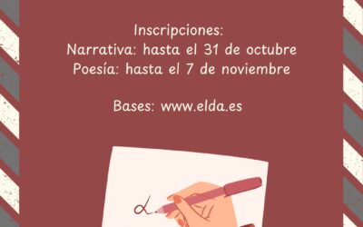 El Ayuntamiento de Elda publica la base de los concursos ‘Ciudad de Elda’ de narrativa y ‘Antonio Porpetta’ de poesía