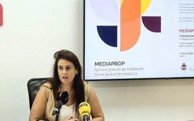 Elda renueva un año más el servicio gratuito de mediación Mediaprop para la resolución de conflictos familiares, personales o de empresas