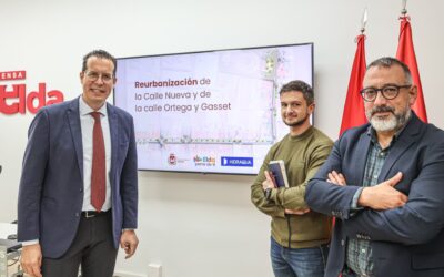 El Ayuntamiento de Elda sigue avanzando en la recuperación del casco histórico de la ciudad con la reurbanización de la calle Nueva y de la calle Ortega y Gasset