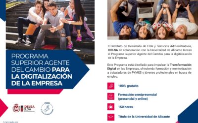 Idelsa ofrece formación sobre digitalización de empresas para mejorar la empleabilidad de los jóvenes y apoyar a las pymes locales