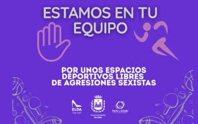 Las instalaciones deportivas municipales se incorporan a la Red Violeta impulsada por el Ayuntamiento de Elda para prevenir las agresiones sexuales y machistas