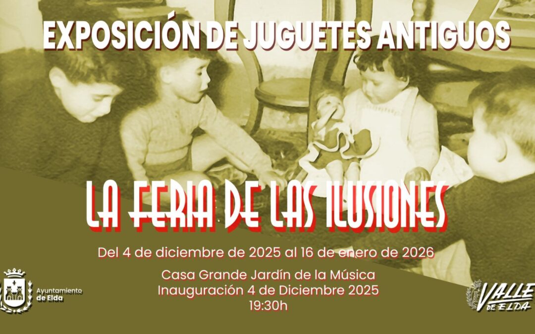 La Casa Grande del Jardín de la Música acoge a partir del jueves y hasta el 16 de enero una espectacular exposición de juguetes antiguos