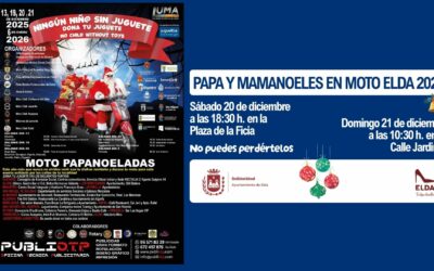 Cerca de un centenar de motos participarán el próximo fin de semana en la ‘Papanoelada’ solidaria de Elda