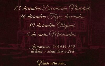 La Biblioteca Municipal Alberto Navarro acogerá diferentes talleres de temática navideña para los más pequeños