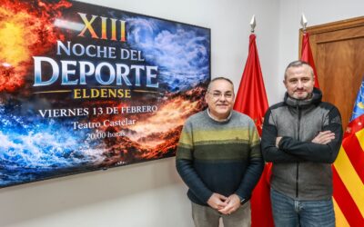 El Teatro Castelar acogerá el próximo 13 de febrero la XIII edición de la Noche del Deporte Eldense en la que se reconocerá a los mejores deportistas, técnicos y clubes de 2025