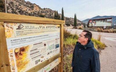 El Ayuntamiento de Elda acondiciona el recorrido de la Vía Augusta en su término municipal para incorporarlo a la oferta turística vinculada a la historia y patrimonio de la ciudad