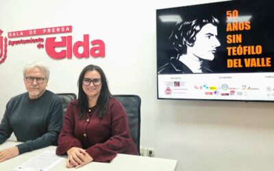 Elda conmemorará el próximo 22 de febrero el 50 aniversario de la muerte de Teófilo del Valle con una marcha cívica y un acto de homenaje en la plaza que lleva su nombre