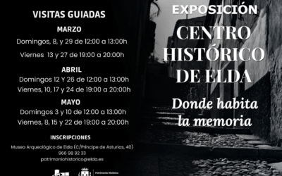 El Ayuntamiento de Elda programa nuevas visitas guiadas para recorrer la exposición sobre el Casco Antiguo de la ciudad durante los próximos meses