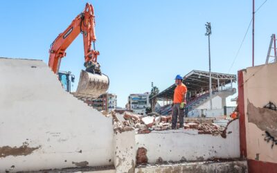 El Ayuntamiento de Elda inicia las obras para la renovación del muro perimetral del antiguo Pepico Amat que mejorará la seguridad y el aspecto exterior de todo el estadio municipal
