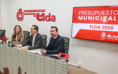 El Ayuntamiento de Elda presenta unos presupuestos municipales para 2026 centrados en las personas, en la transformación urbana y en el impulso económico