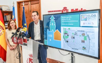 El Ayuntamiento lanza el programa de ayudas ‘Elda Centro Histórico’ para consolidar los comercios existentes e incentivar la apertura de nuevos establecimientos en el Casco Antiguo