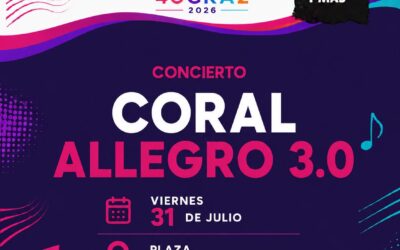 La Coral Allegro 3.0 protagoniza una nueva cita del Elda 40gra2 con un concierto al aire libre en la Plaza Antonio Porpetta