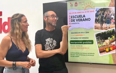 La Concejalía de Medio Ambiente pone en marcha la primera Escuela de Verano Ambiental para acercar la naturaleza a los más jóvenes de Elda