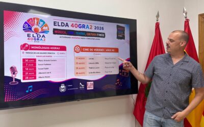 Elda 40Gra2 llena las noches de verano de humor y cine en distintos espacios de la ciudad