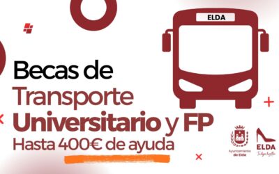 El Ayuntamiento de Elda ofrece becas de hasta 400 euros para el transporte de estudiantes universitarios y de FP tras triplicar el presupuesto destinado a estas subvenciones