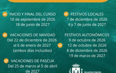 El Consejo Escolar Municipal acuerda que las jornadas no lectivas del curso 2026-27 en Elda sean los días 7 de diciembre y 4 y 7 de junio