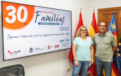 El Casino Eldense acoge el próximo sábado las actividades de celebración del 30 aniversario de Apanah con un encuentro de familias, mesas redondas y talleres infantiles
