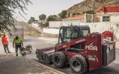 El Ayuntamiento de Elda inicia las obras para la mejora de la accesibilidad y la renovación del asfalto en las calles Manzano y Limonero, en la zona de La Melva