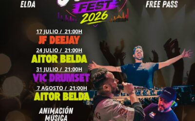 El Ayuntamiento organiza el ciclo de sesiones musicales ‘On Fire Joven Fest 2026’ para dinamizar las noches de verano en Elda