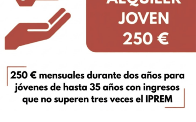 El Ayuntamiento de Elda inicia la tramitación del Bono Joven Alquiler para facilitar a los jóvenes el acceso a una vivienda de alquiler