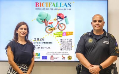 El próximo domingo se celebra una nueva edición de BiciFallas impulsada por el Ayuntamiento de Elda para celebrar la Semana Europea de la Movilidad